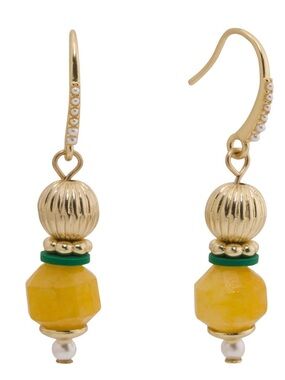 Patricia Nash Double Bead Drop Earrings